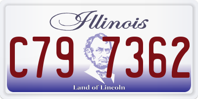 IL license plate C797362