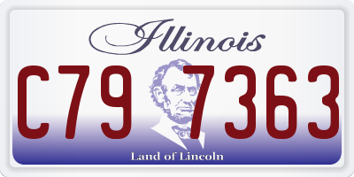 IL license plate C797363