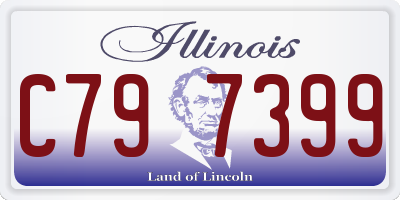 IL license plate C797399