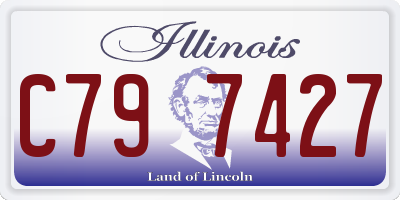 IL license plate C797427