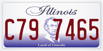 IL license plate C797465