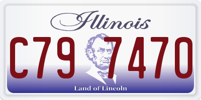 IL license plate C797470