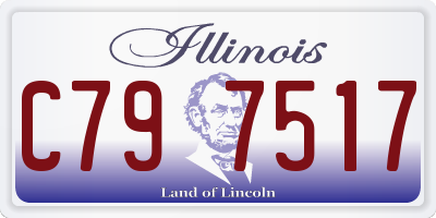 IL license plate C797517