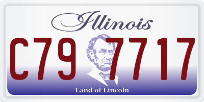 IL license plate C797717