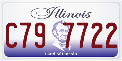 IL license plate C797722