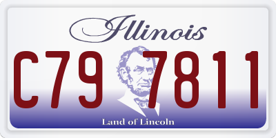 IL license plate C797811