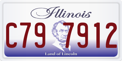 IL license plate C797912