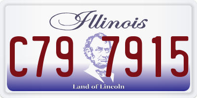 IL license plate C797915