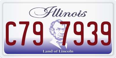 IL license plate C797939