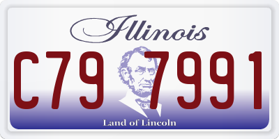 IL license plate C797991