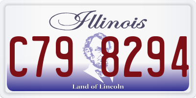 IL license plate C798294