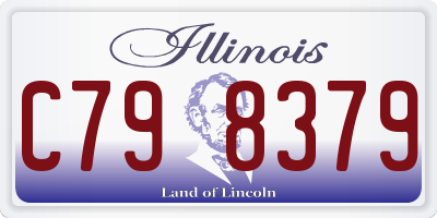 IL license plate C798379