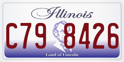 IL license plate C798426