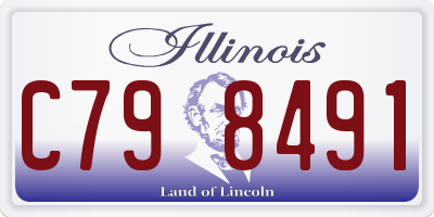 IL license plate C798491