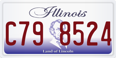IL license plate C798524