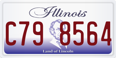 IL license plate C798564