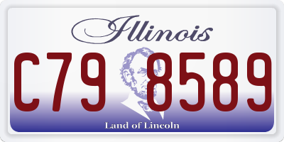 IL license plate C798589