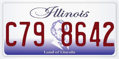 IL license plate C798642