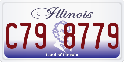 IL license plate C798779