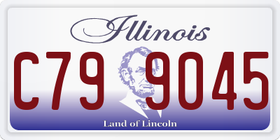 IL license plate C799045