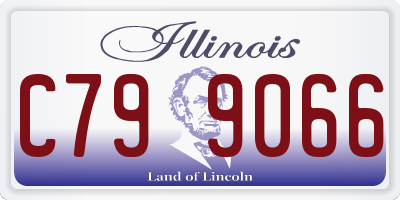 IL license plate C799066