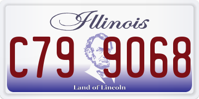 IL license plate C799068