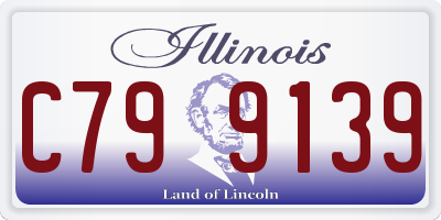 IL license plate C799139