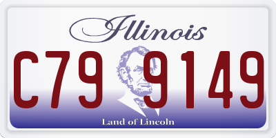 IL license plate C799149