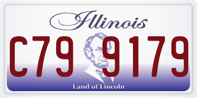 IL license plate C799179