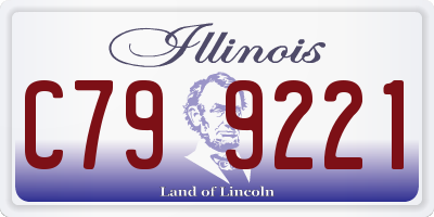 IL license plate C799221