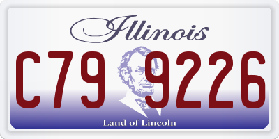 IL license plate C799226