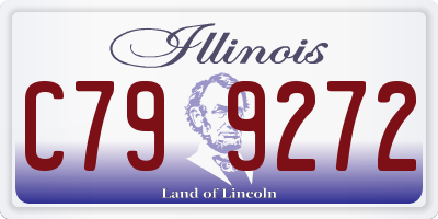 IL license plate C799272