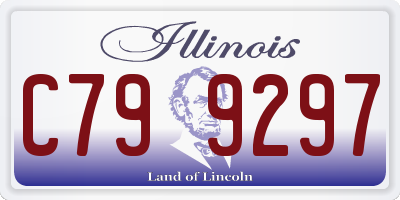 IL license plate C799297