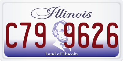 IL license plate C799626