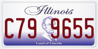 IL license plate C799655