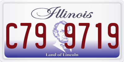 IL license plate C799719