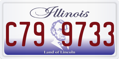 IL license plate C799733