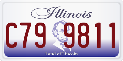 IL license plate C799811