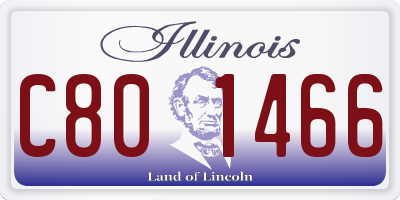 IL license plate C801466