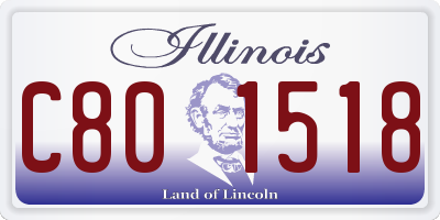 IL license plate C801518