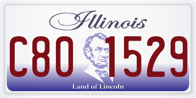 IL license plate C801529