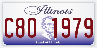 IL license plate C801979