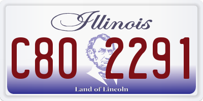IL license plate C802291
