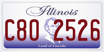 IL license plate C802526