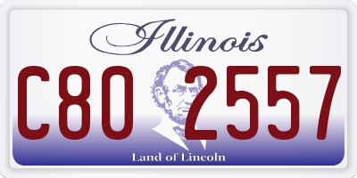 IL license plate C802557