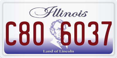 IL license plate C806037