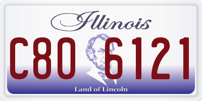 IL license plate C806121