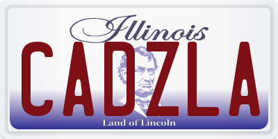 IL license plate CADZLA