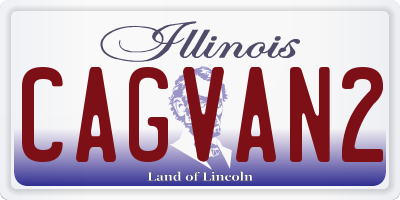 IL license plate CAGVAN2