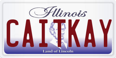 IL license plate CAITKAY